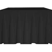 Dubai Black Rectangular Outdoor Planter, 16"