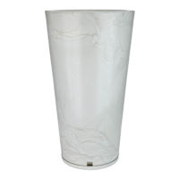 Genebra White Marble Effect Outdoor Planter, Large