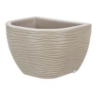Beige Wall Outdoor Planter, Small
