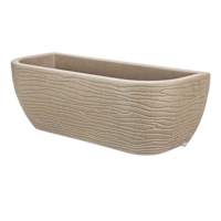 Beige Wall Outdoor Planter, Large
