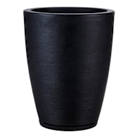 Amsterdam Black Outdoor Planter, Small