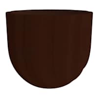 Brown Spello Ondulato Planter, 6"