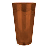 Genebra Coffee Brown Marble Effect Outdoor Planter, Large