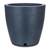 Amsterdam Dark Grey Outdoor Planter, Large