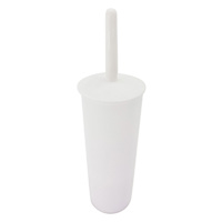 Bren White Plastic Toilet Bowl Brush, 14"