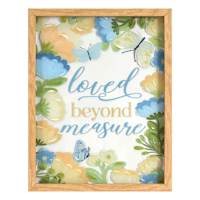 Glass Framed Love Beyond Measure Framed Print Wall Art, 11x14