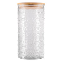 Halo Clear Canister with Bamboo Lid, 69oz