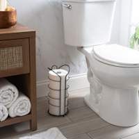 Cade Matte Black Toilet Paper Holder, 13"
