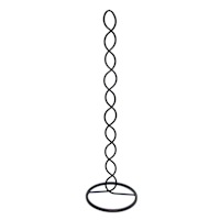 Matte Black Loops Wire Toilet Paper Holder