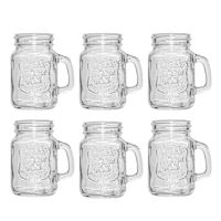 Set of 6 Retroware Shot Glasses, 5oz