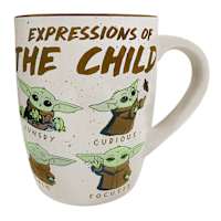 Star Wars Mandalorian Baby Yoda Emotions 25oz Jumbo Ceramic Mug