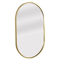Gold Oval Wall Mirror, 24x38