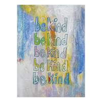 Be Kind Canvas Wall Art, 12x16