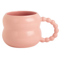Matte Pink Bubble Mug, 15oz