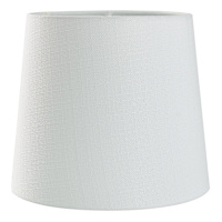 White Taper Small Table Lamp Shade, 9x11x10