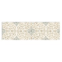 Ivory Medallion Runner, 2x5