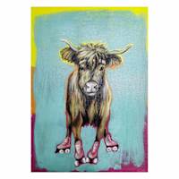 Lets Get Physical Canvas Wall Art, 12x16
