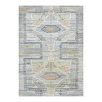 (B902) Found & Fable Multicolor Del Mar Textured Woven Flatweave Area Rug, 5x7