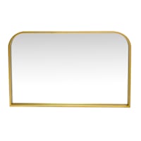 Gold Metal Wall Mirror, 36x24