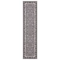 (D625) Barnes Grey Traditional Runner, 2x7
