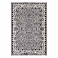 (D625) Barnes Grey Traditional Area Rug, 7x9