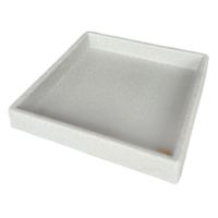 Sandstone Square Saucer, 11.8"