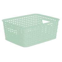 Mint Crossover Weave Storage Basket, Small