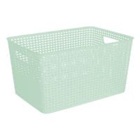 Mint Crossover Weave Storage Basket, Extra Large