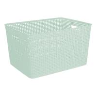 Mint Crossover Weave Basket, XXL