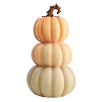 Homespun Harvest Pumpkin Stack, 30"