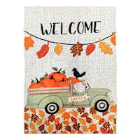 Gnome in Truck Flag, 18"