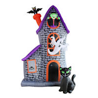 Haunted House Inflatable, 12'