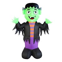Frankenstein Monster Halloween Inflatable, 4'