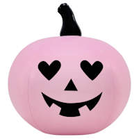 Hey Boo! Pink Jack-o'-Lantern Halloween Inflatable, 3'