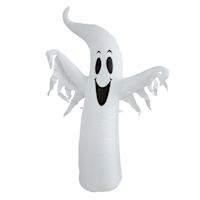 Color-Changing Ghost Halloween Inflatable, 4'