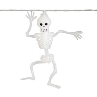 10-Lumens Halloween Skeleton String Lights, Battery Operated