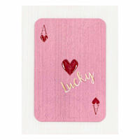 Ace Of Hearts Lucky Wall Décor, 18x24