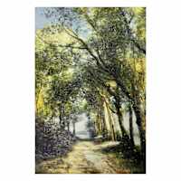 A Lane Through The Trees Canvas Wall Art, 24x36