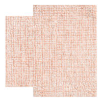 2-Piece Georgia Pink Bath Rug Set, 20x30/17x24
