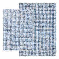 2-Piece Georgia Blue Bath Rug Set, 20x30/17x24