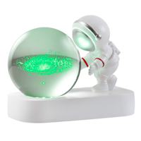 Astronaut with Crystal Orb Light