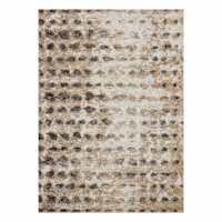 (A537) Cory Brown Painter Splash Area Rug, 5x7