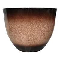 Nora Reactive Brown Egg Planter, Large
