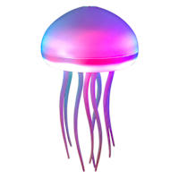 Dancing Jellyfish Multicolor Lamp, 8.5"