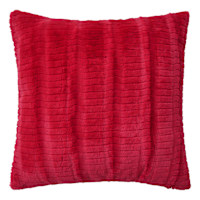 Logan Red Brush Throw Pillow, 24"