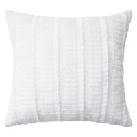 Logan Ivory Brush Throw Pillow, 24"