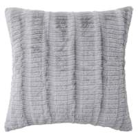 Logan Grey Brush Throw Pillow, 24"