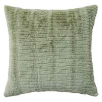 Logan Green Brush Throw Pillow, 24"
