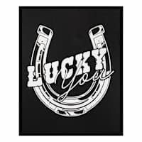Framed Lucky Canvas Wall Art, 16x20
