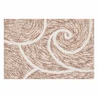 Camille Brown Bath Rug, 20x30